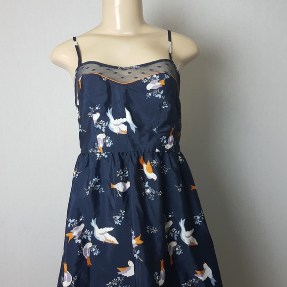 🎈SOLD🎈- Xhilaration Bird Dress XS - Picture 2 of 7
